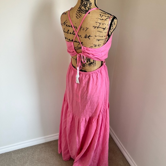 Revolve L*SPACE JAIDE DRESS IN GUAVA LARGE NWT - Picture 15 of 16